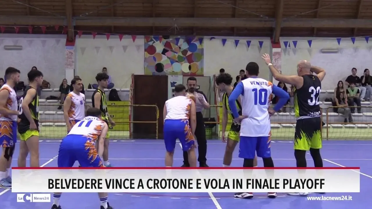 Basket, Belvedere vince a Crotone e vola in finale playoff