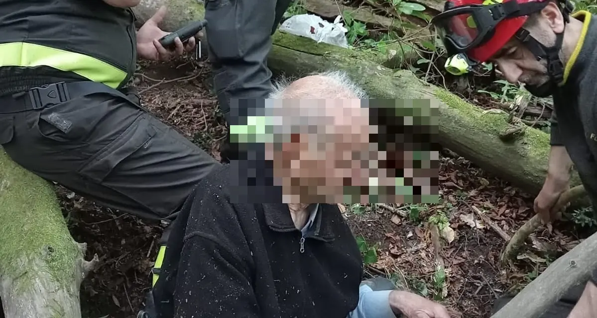 Ritrovato l’anziano 90enne disperso a San Pietro Apostolo, era in una zona impervia\n