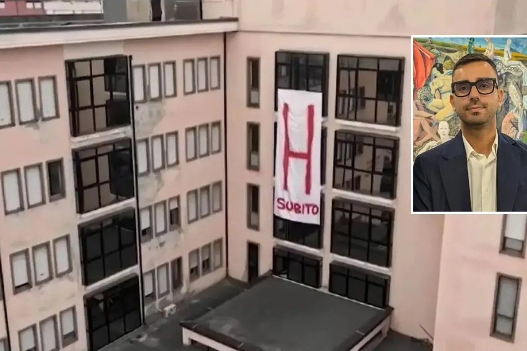Ospedale di Cariati, nel riquadro il consigliere regionale Davide Tavernise