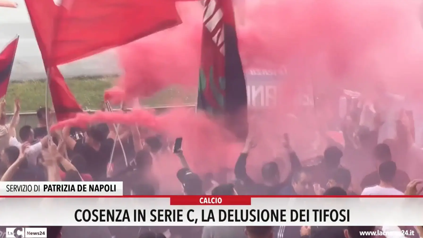 Cosenza in serie C, la delusione dei tifosi