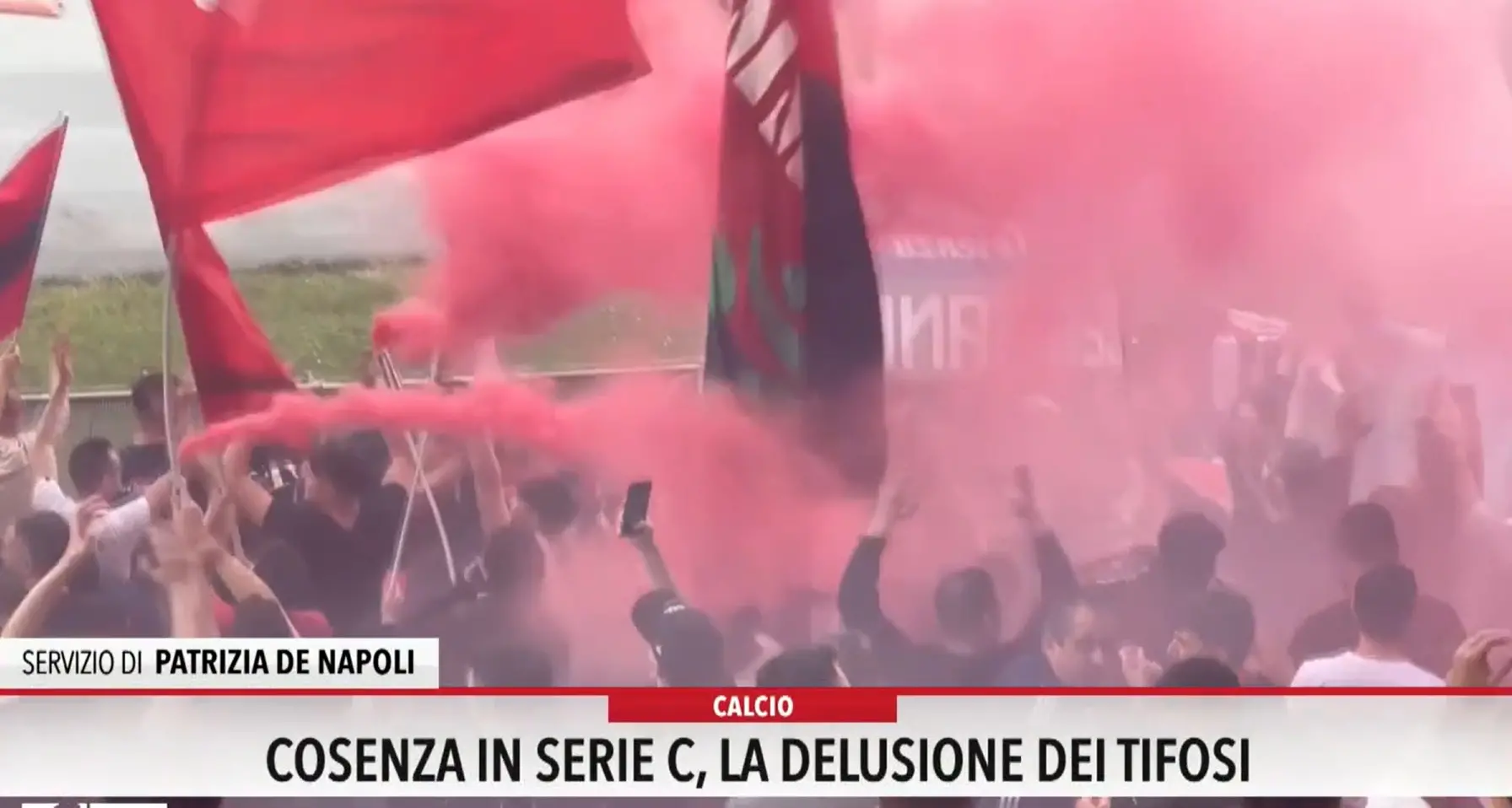 Cosenza in serie C, la delusione dei tifosi