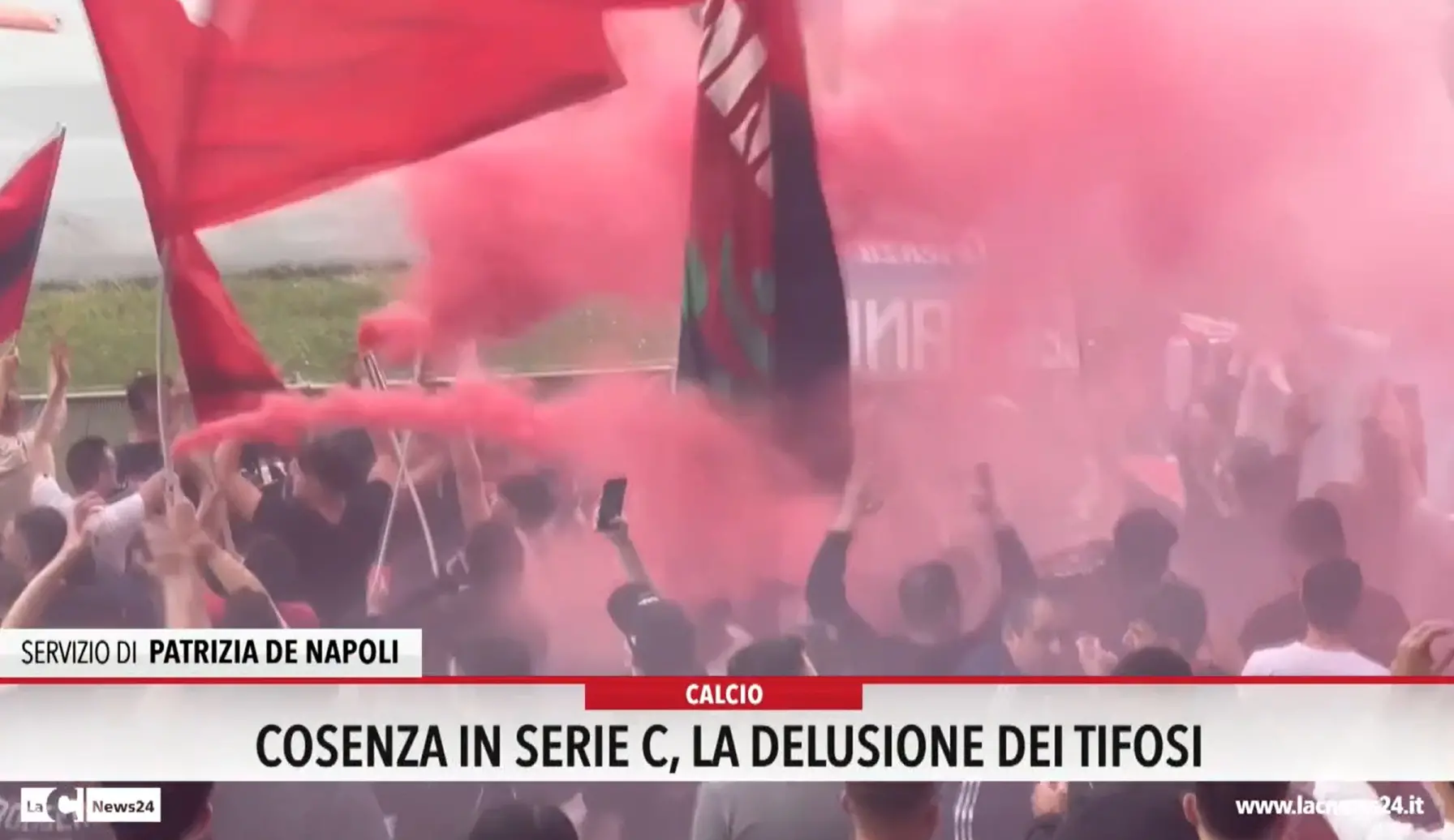 Cosenza in serie C, la delusione dei tifosi