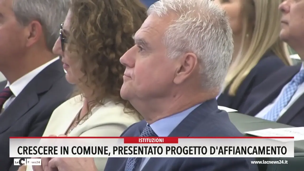 Crescere in Comune, presentato progetto d'affiancamento