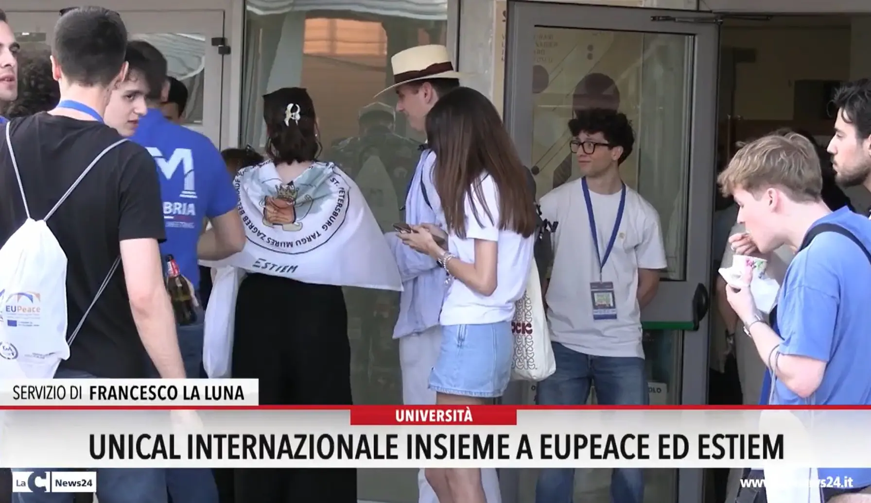 Unical internazione insieme a Eupeace ed estiem