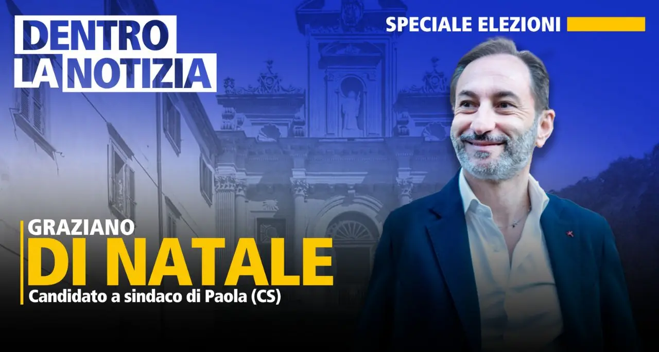 Elezioni comunali a Paola, la sfida di Di Natale: oggi ospite a Dentro la Notizia\n