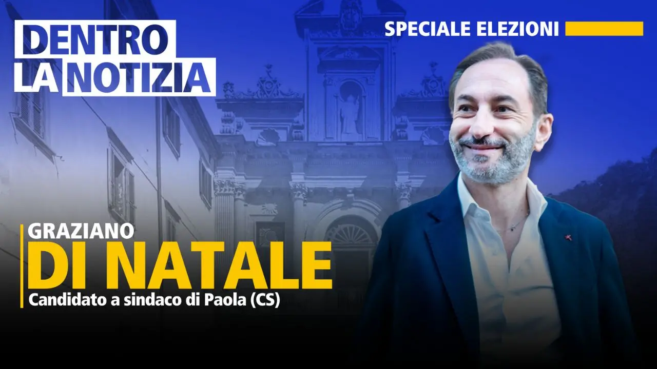 Elezioni comunali a Paola, la sfida di Di Natale: oggi ospite a Dentro la Notizia\n