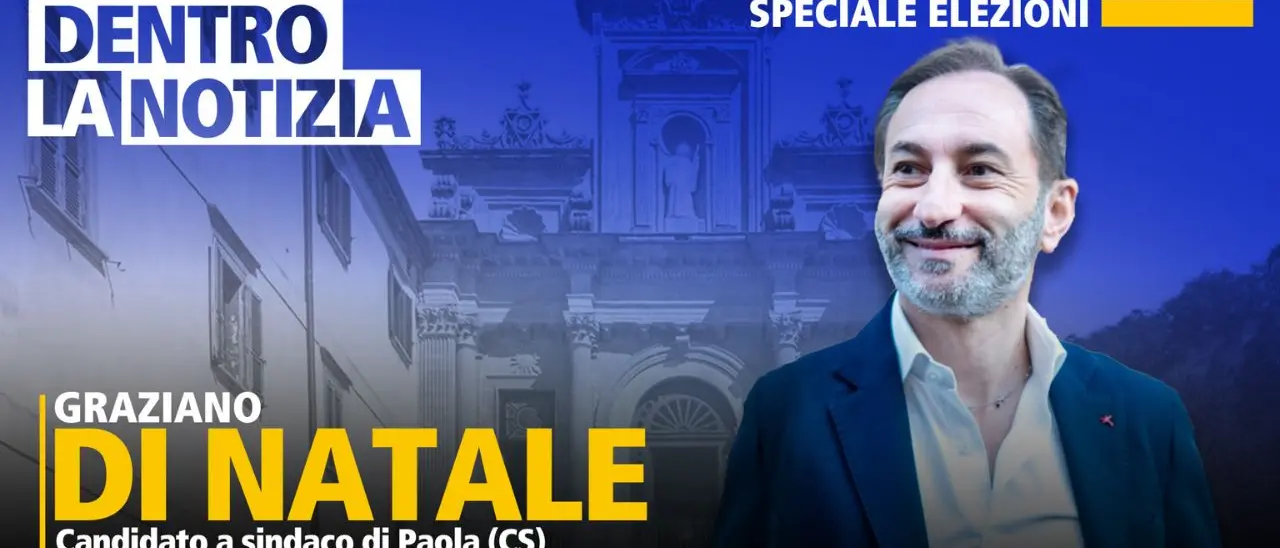 Elezioni comunali a Paola, la sfida di Di Natale: oggi ospite a Dentro la Notizia\n