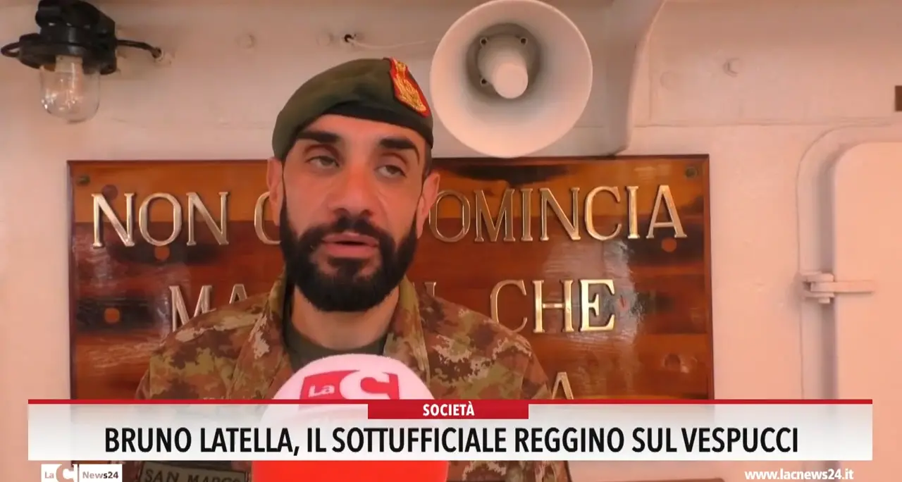 Latella, il sottufficiale reggino a bordo del Vespucci