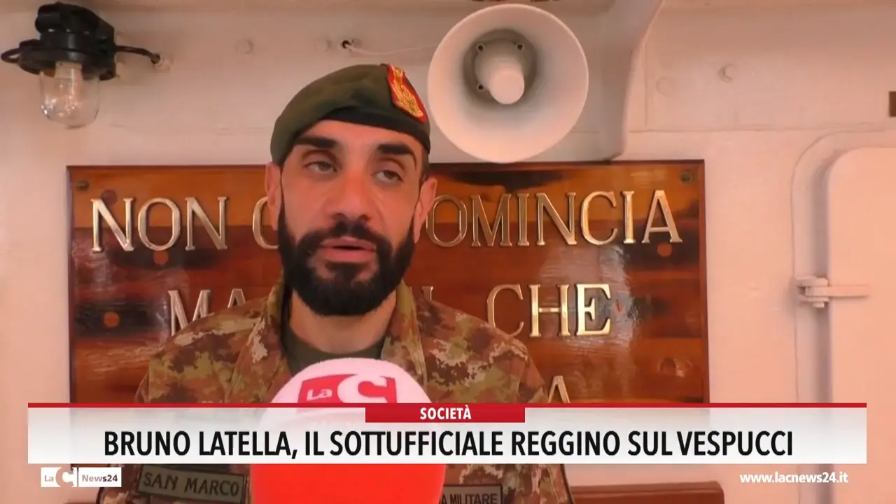Latella, il sottufficiale reggino a bordo del Vespucci