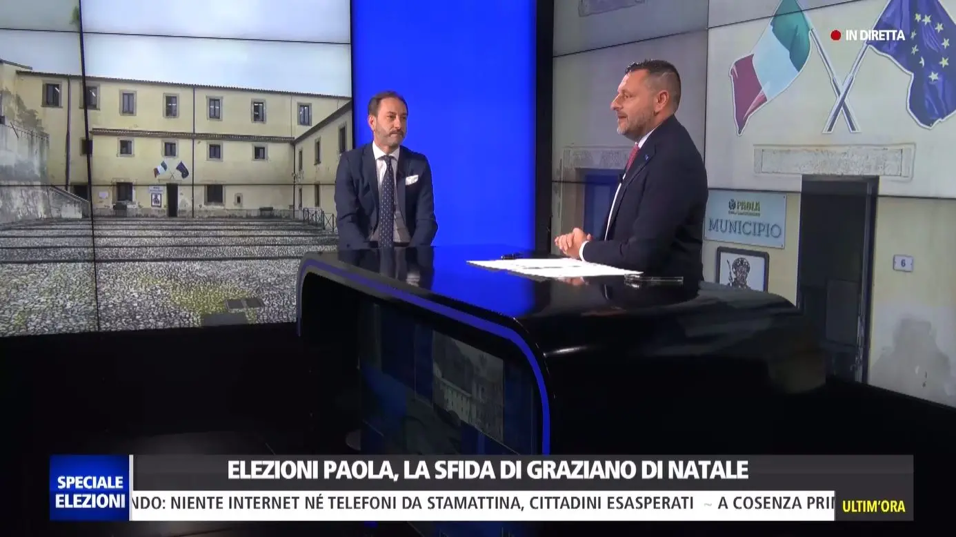 Elezioni comunali a Paola, Di Natale scende in campo: «Nomino un generale della Gdf in giunta e mi taglio il 60% dell’indennità»\n