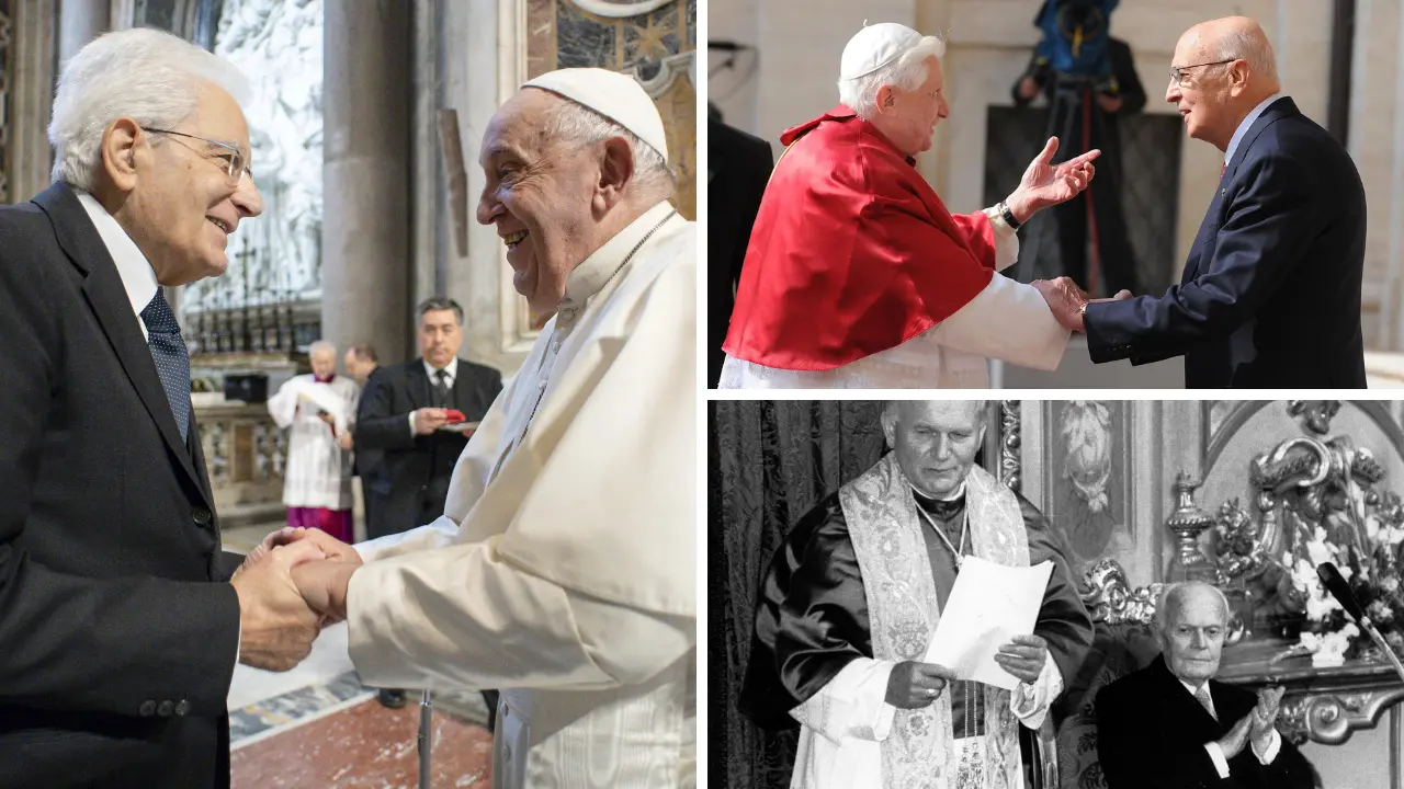 Da Pertini e Wojtyla fino a Mattarella e Francesco, il Papa e il Presidente: storia di un’amicizia tutta italiana\n