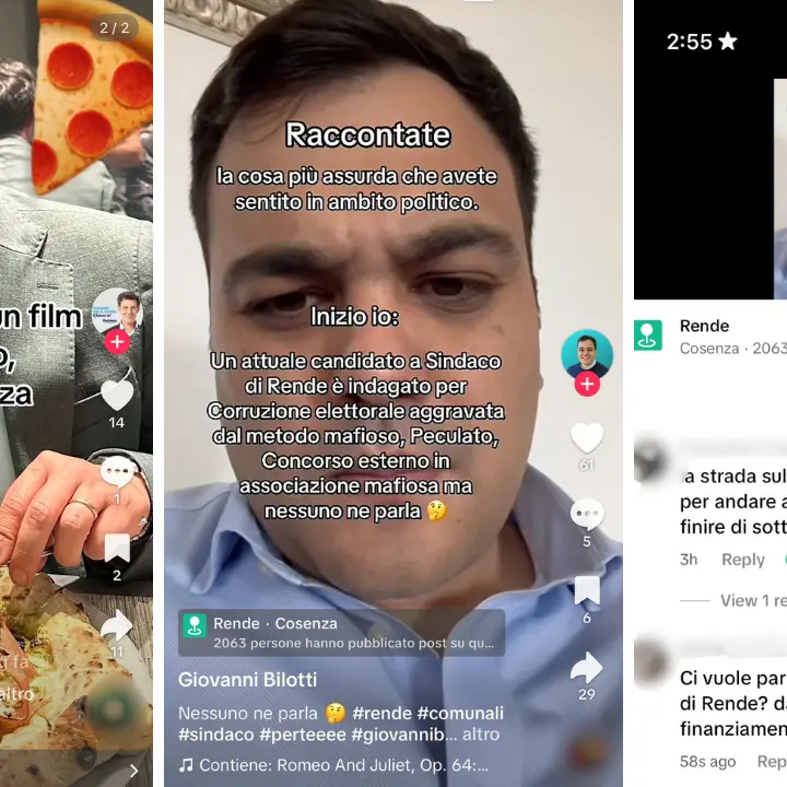 Le piazze non ci sono ma Tik Tok sì. A Rende la prima bufera social della campagna elettorale\n