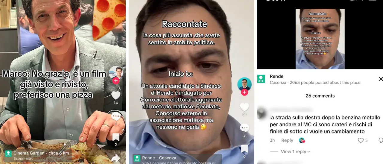 Le piazze non ci sono ma Tik Tok sì. A Rende la prima bufera social della campagna elettorale\n