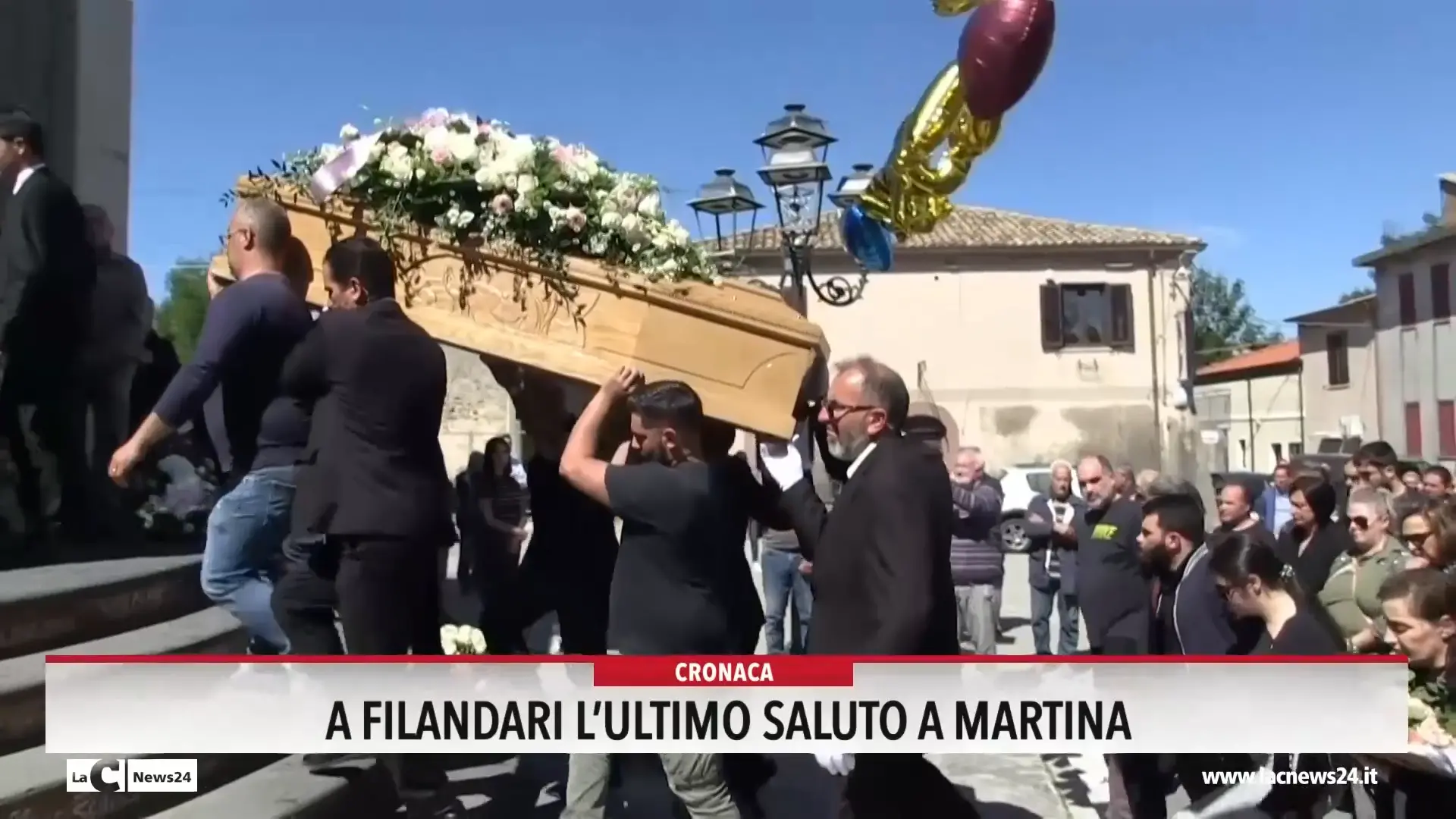 A Filandari l'ultimo saluto a Martina Piserà