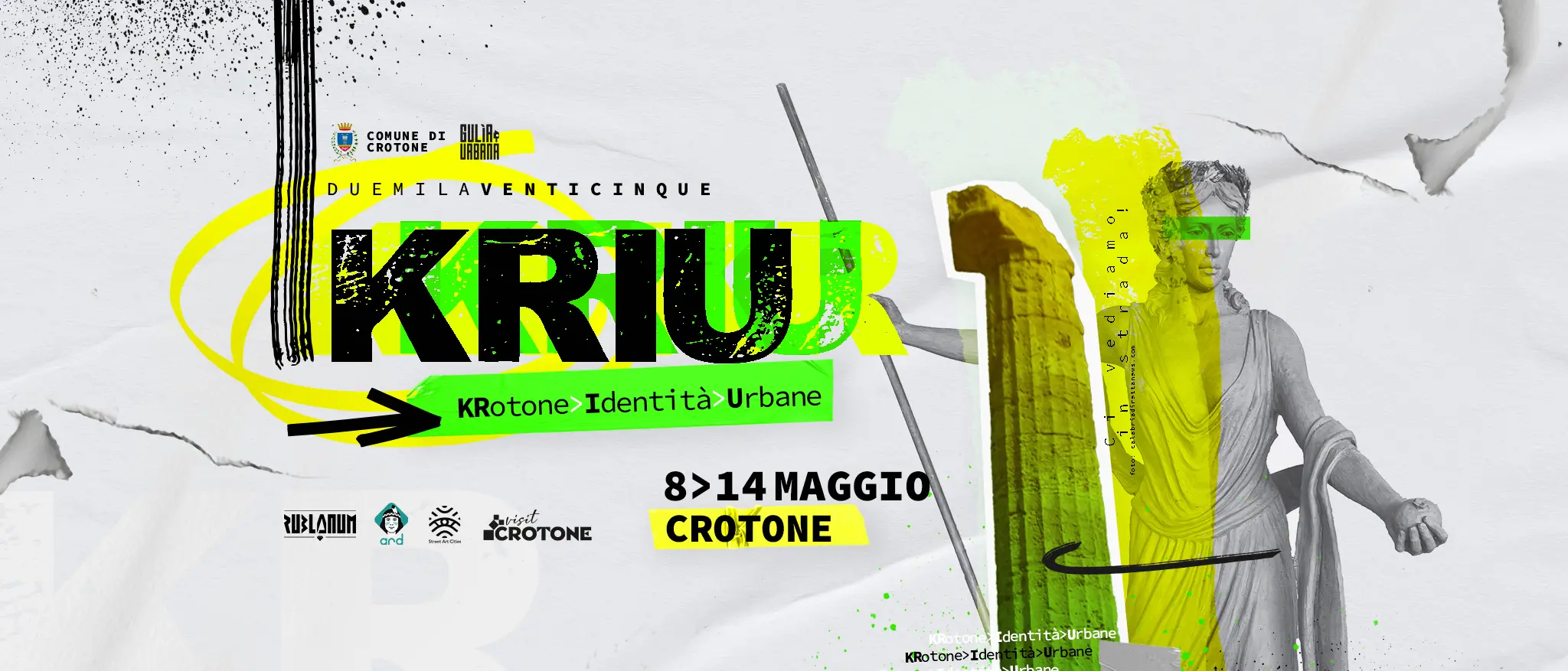 Kriu, i\u00A0quartieri 300 Alloggi e San Francesco di Crotone si trasformano in un laboratorio di street art\n\n\n