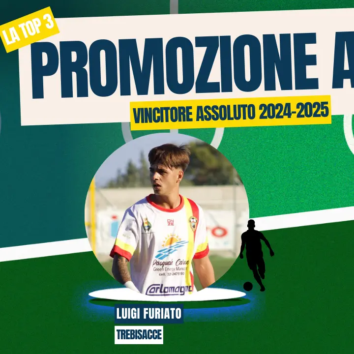 Promozione A, Luigi Furiato (Trebisacce) vince la Top3 di LaC News24: «Sono felice, significa che i sacrifici servono»\n