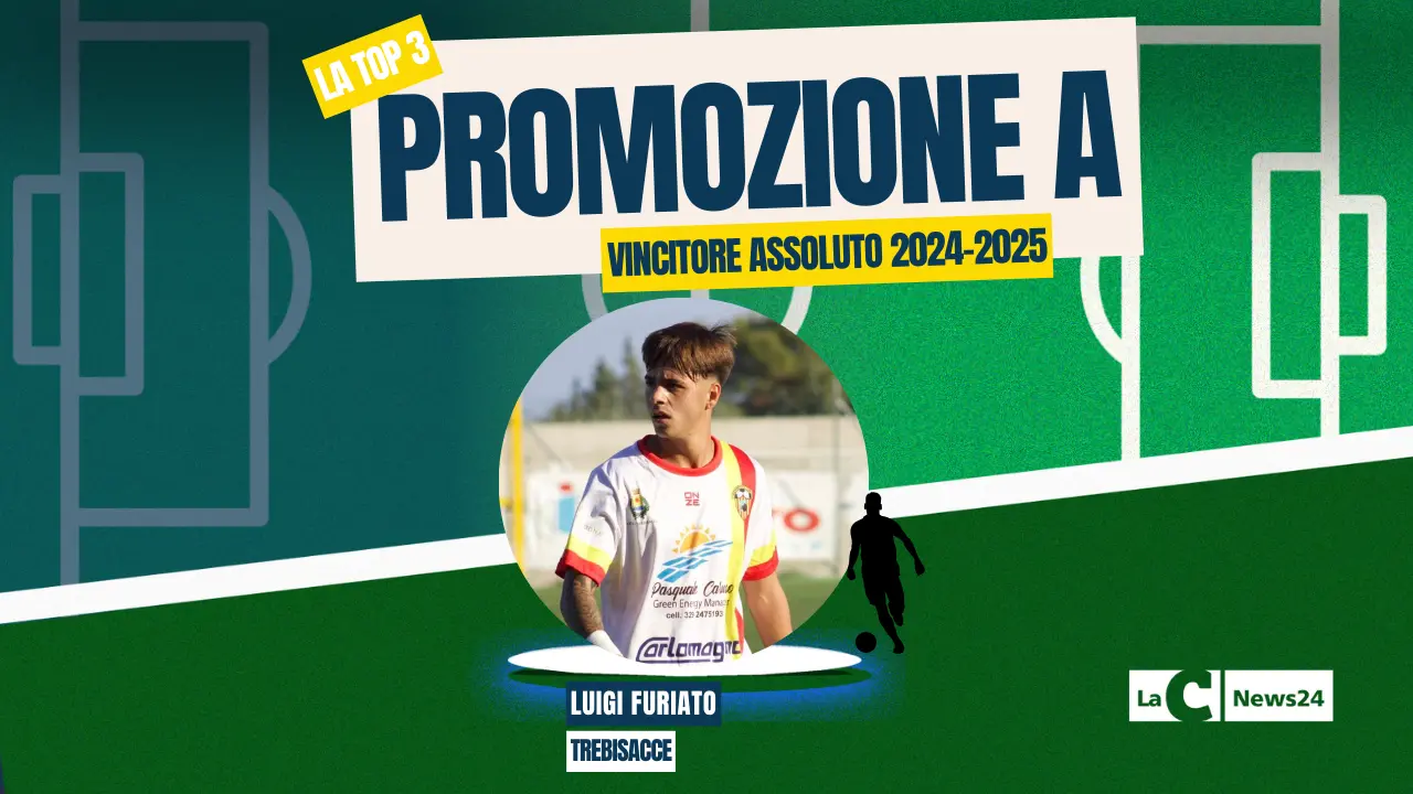 Promozione A, Luigi Furiato (Trebisacce) vince la Top3 di LaC News24: «Sono felice, significa che i sacrifici servono»\n