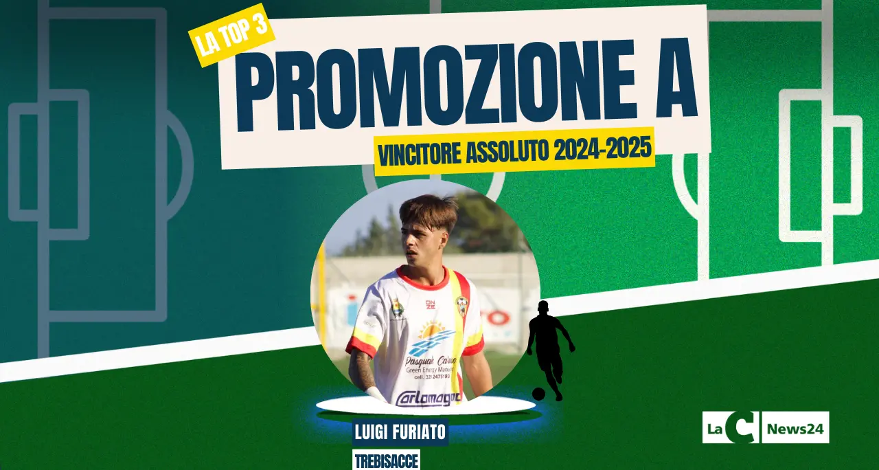 Promozione A, Luigi Furiato (Trebisacce) vince la Top3 di LaC News24: «Sono felice, significa che i sacrifici servono»\n