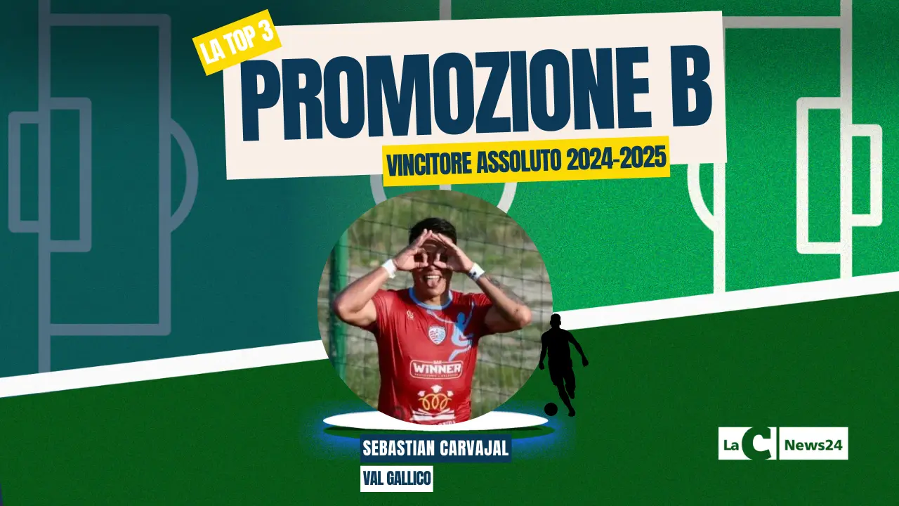 Promozione B, Sebastian Carvajal (Val Gallico) vince la Top 3 di LaC News24: «Mi aspettavo una buona stagione, mi preparavo proprio per questo»\n