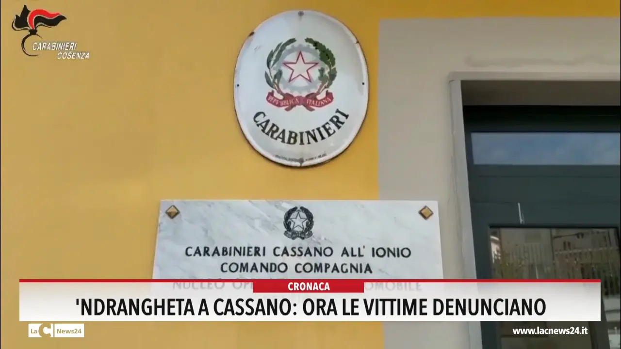 'Ndrangheta a Cassano: ora le vittime denunciano