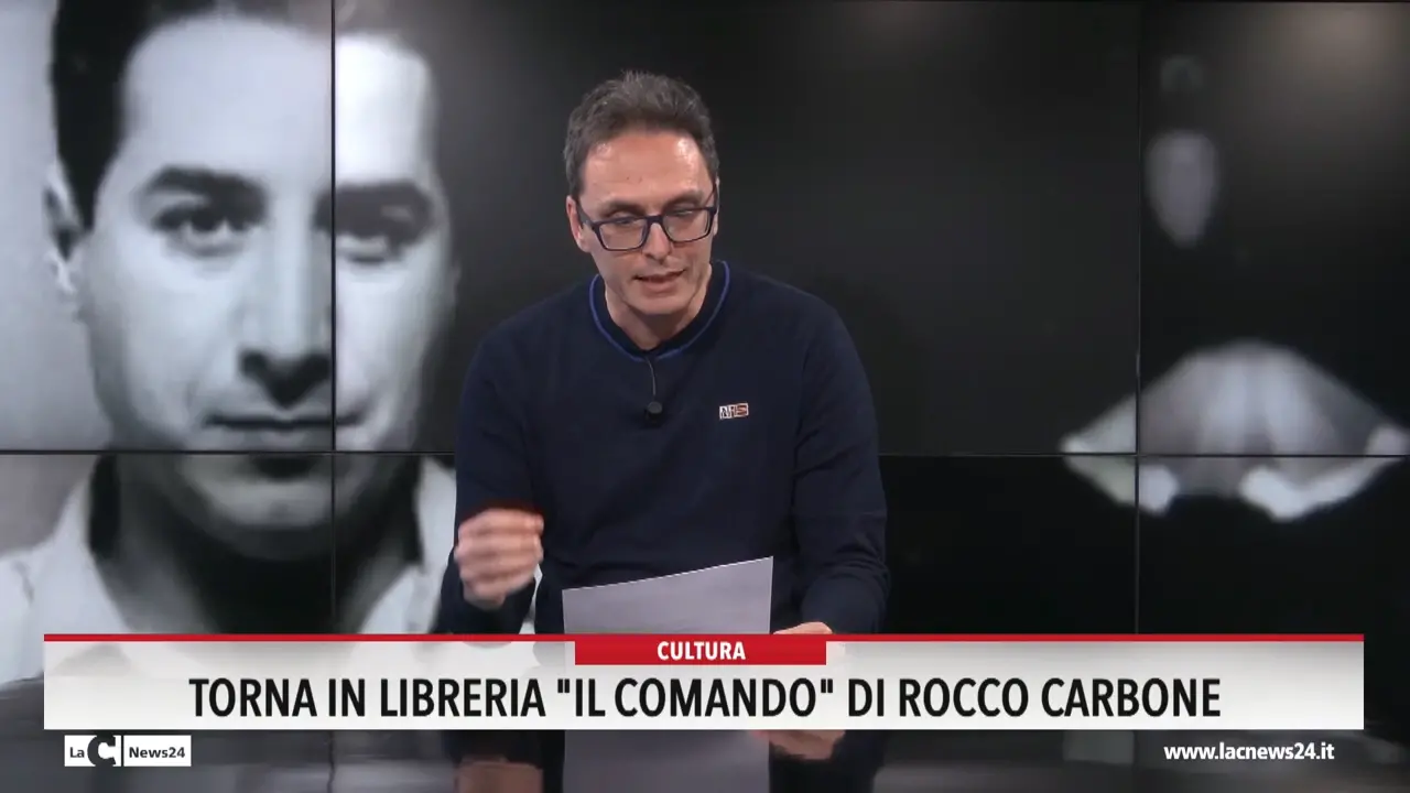 Torna in libreria il \"Comando\" di Rocco Carbone