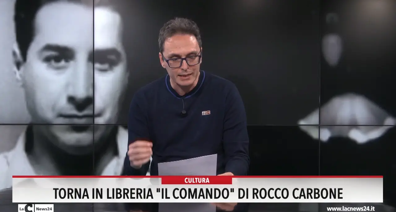 Torna in libreria il \"Comando\" di Rocco Carbone