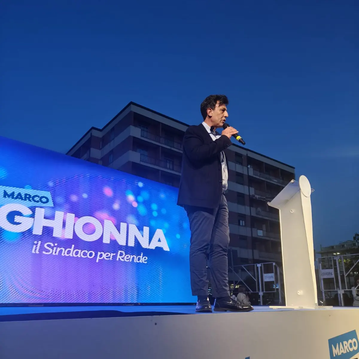 Comunali a Rende, il centrodestra con Marco Ghionna all’apertura della campagna elettorale\n