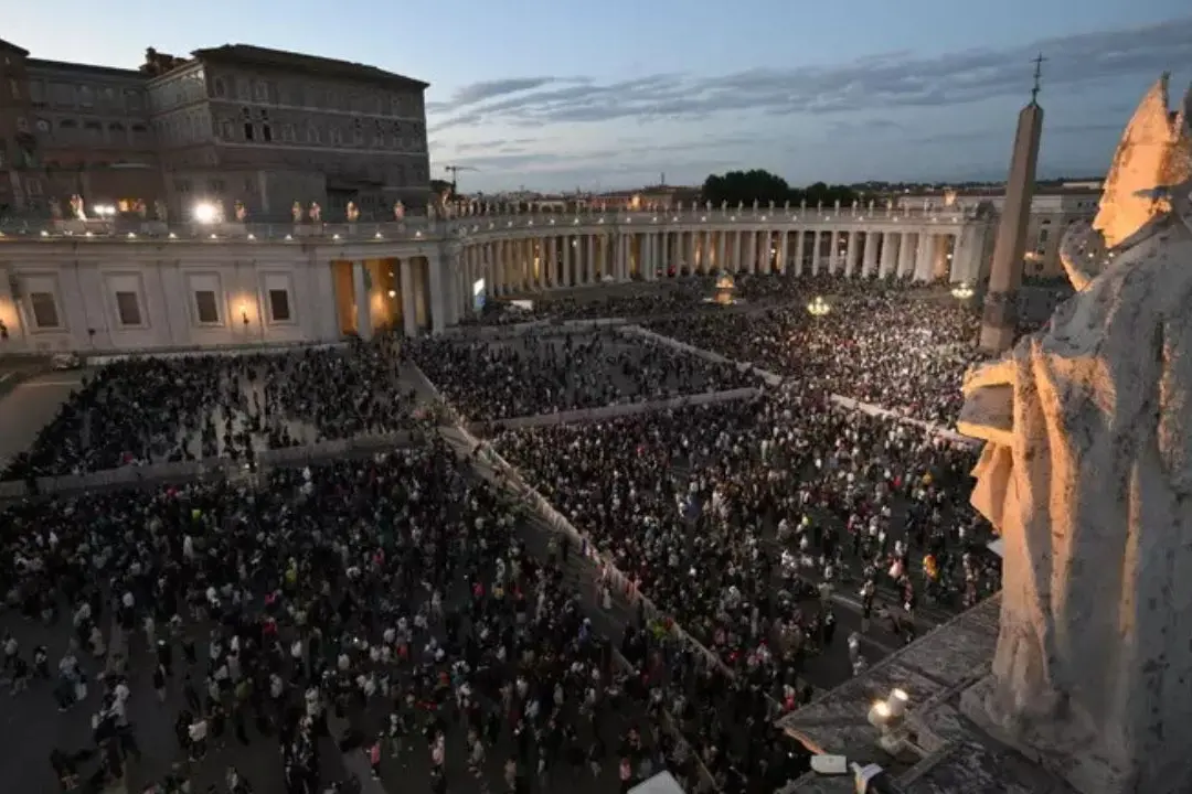 Piazza San Pietro (Ansa)