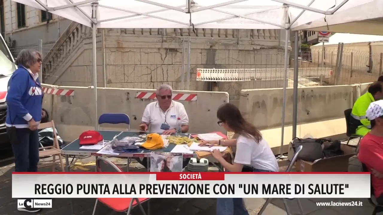 Reggio punta alla prevenzione con \"Un mare di salute\"
