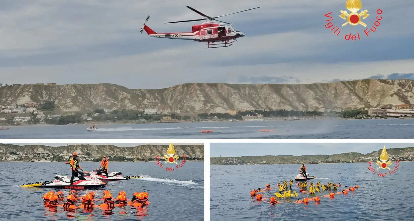 Concluso a Crotone il corso regionale di soccorritore acquatico per i vigili del fuoco della Calabria\n