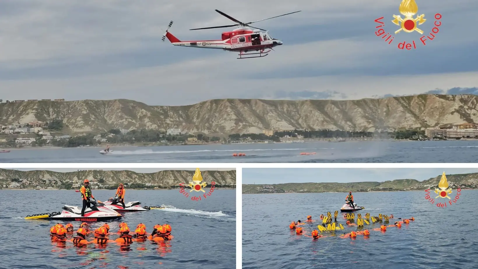 Concluso a Crotone il corso regionale di soccorritore acquatico per i vigili del fuoco della Calabria\n
