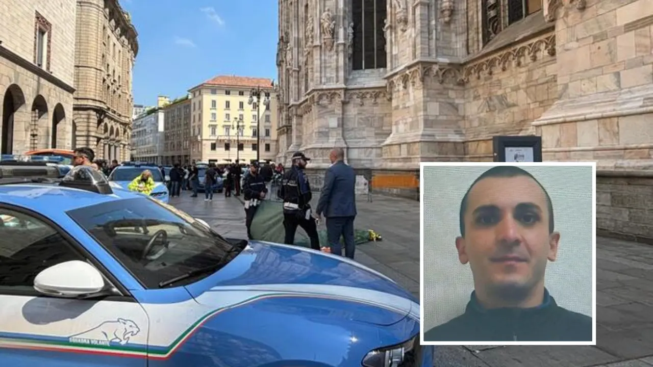 Milano, si suicida gettandosi dal Duomo il detenuto in fuga dopo aver accoltellato un collega\n