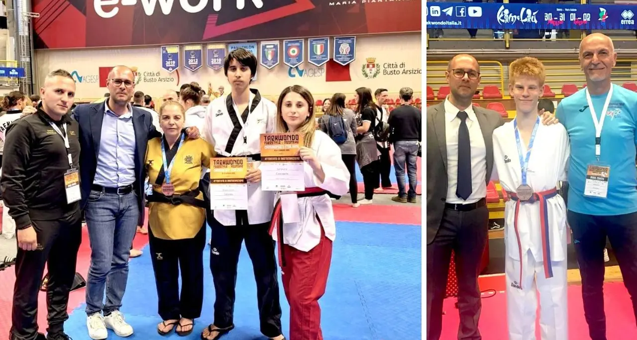 Taekwondo, i calabresi Iacopino e Galeotta vincono il bronzo ai campionati nazionali\n