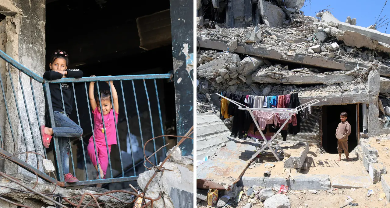Gaza muore schiacciata sotto il tacco del governo israeliano: il web si mobilita per fermare la strage\n