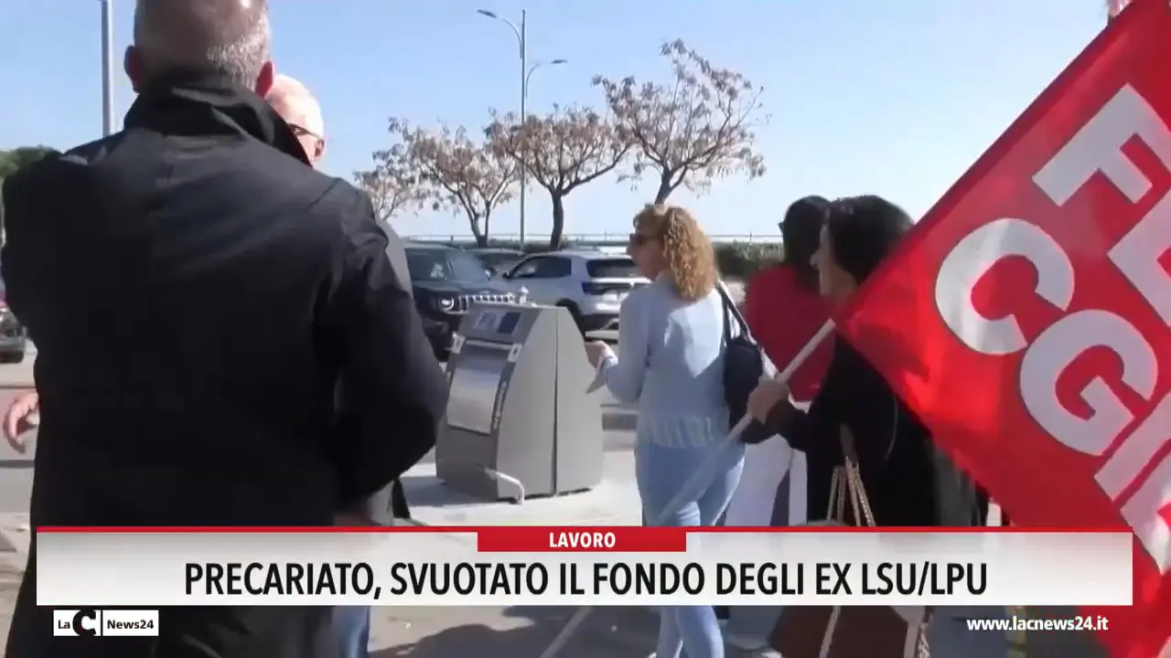 Precariato, svuotato il fondo degli ex Lsu\\Lpu