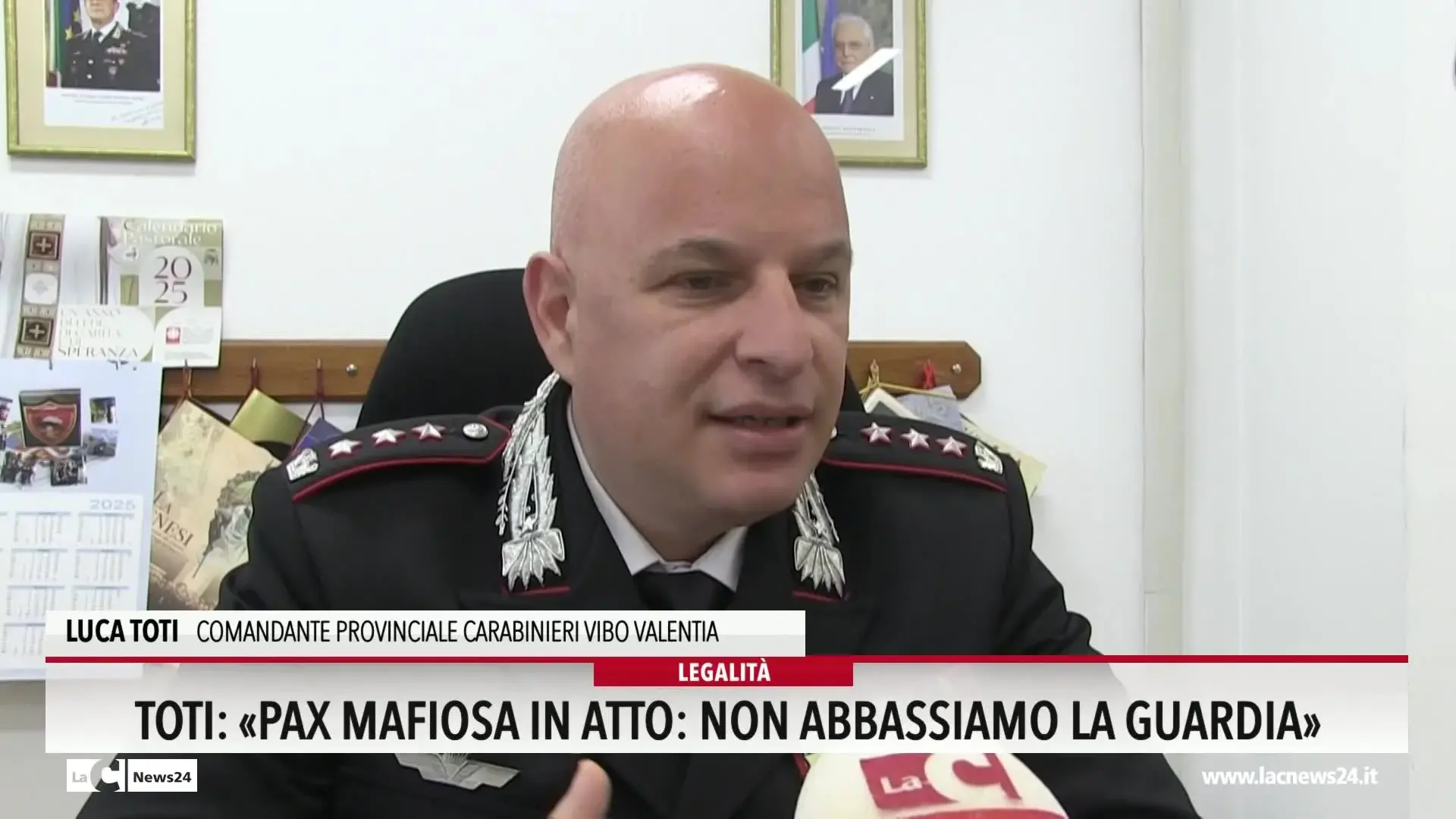 Toti: «Pax mafiosa in atto, non abbassiamo la guardia»