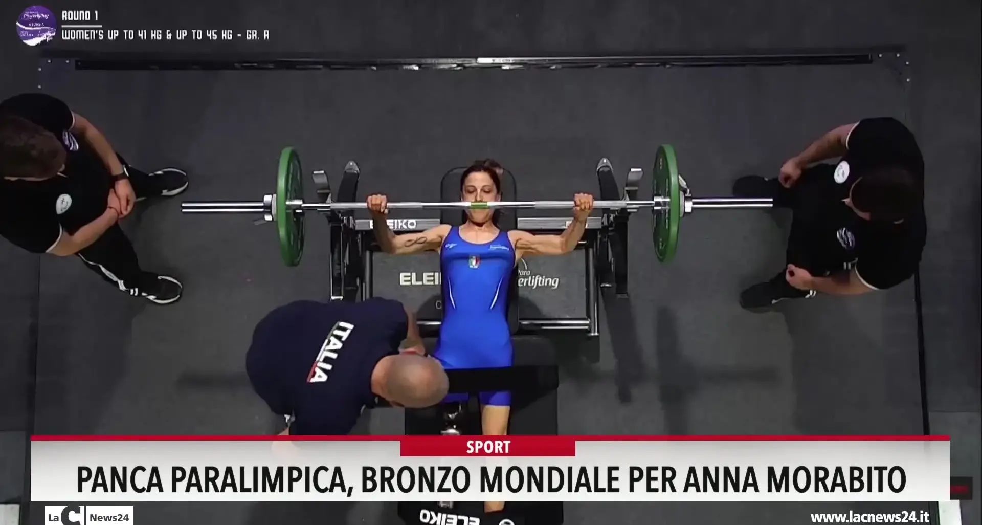 Panca paralimpica, bronzo mondiale per Anna Morabito