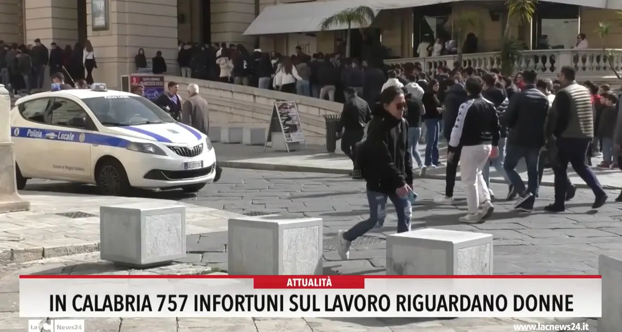 In Calabria 757 infortuni sul lavoro riguardano donne