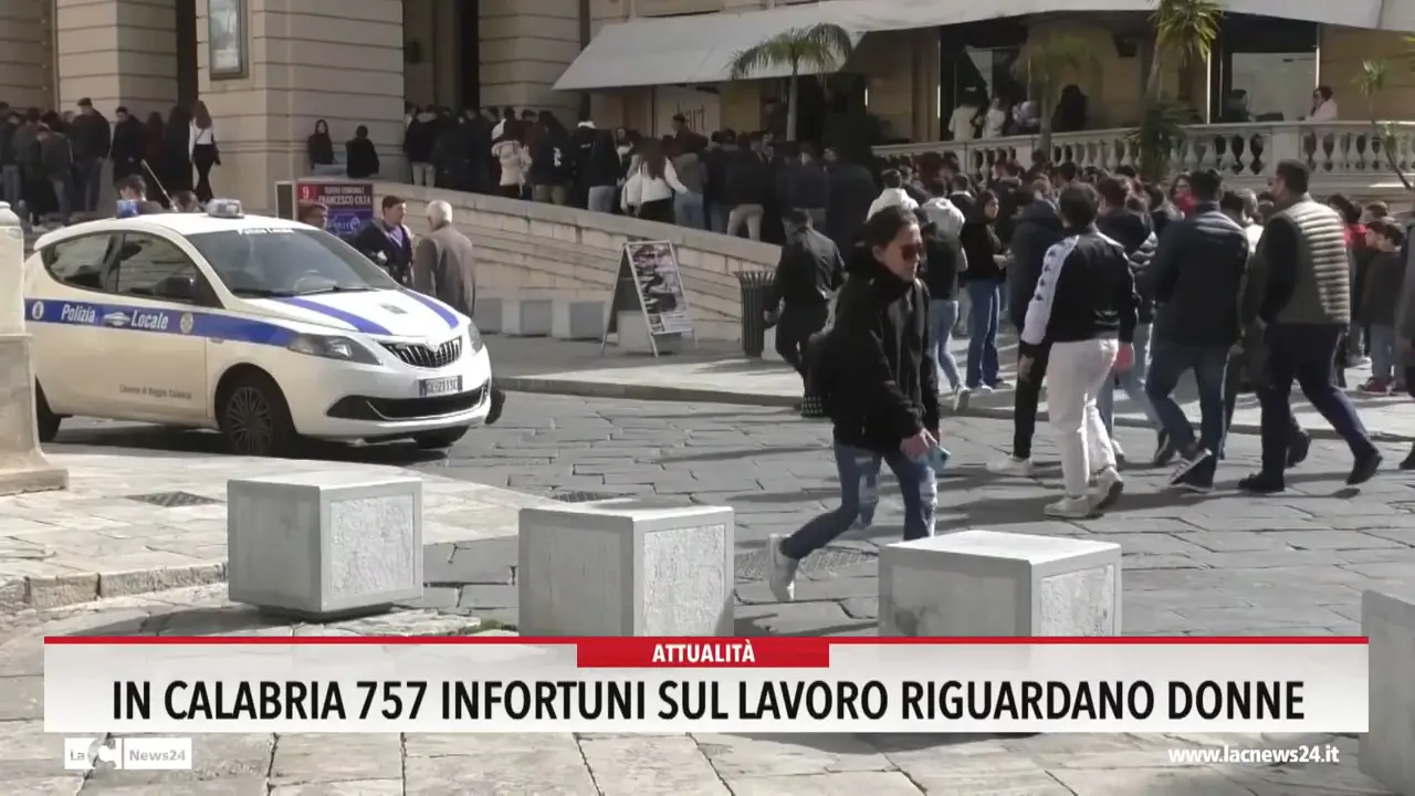 In Calabria 757 infortuni sul lavoro riguardano donne