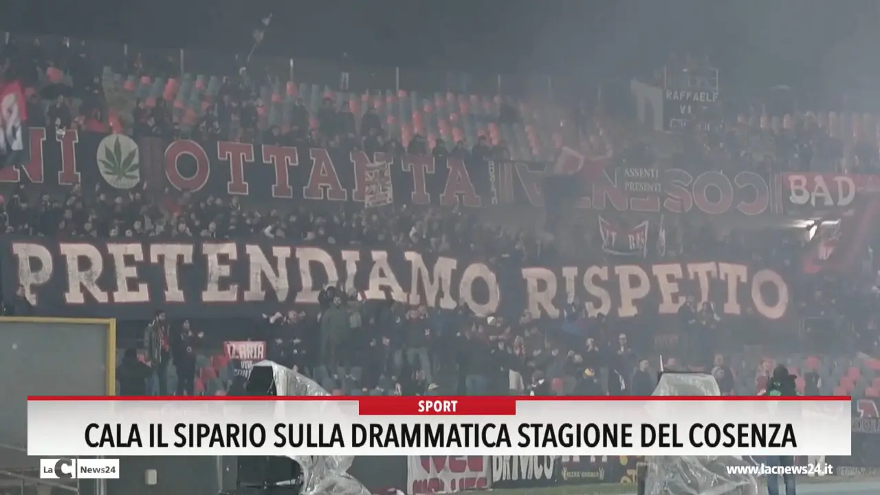 Cala il sipario sulla drammatica stagione del Cosenza