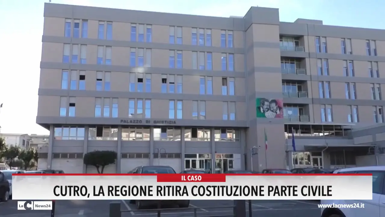 Cutro, la Regione ritira costituzione parte civile