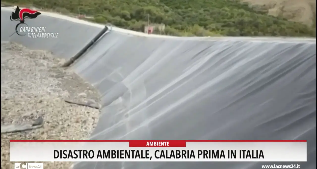 Disastro ambientale, Calabria prima in Italia
