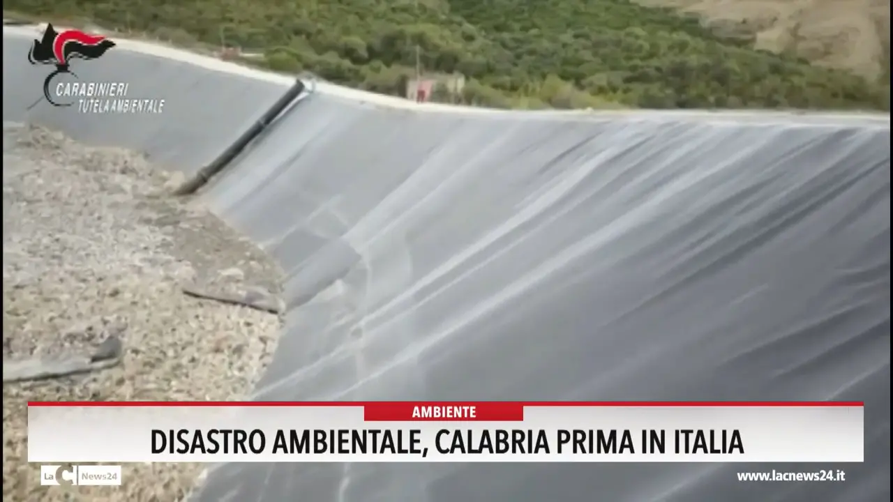 Disastro ambientale, Calabria prima in Italia