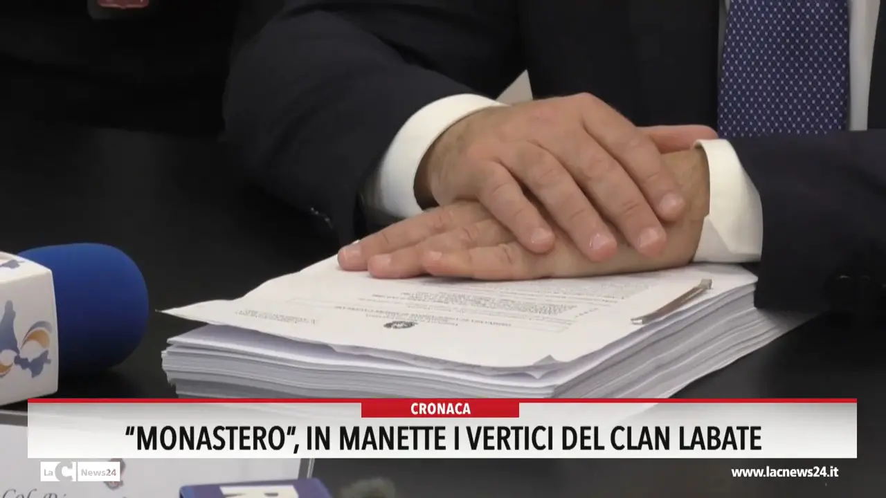 \"Monastero\", in manette i vertici del clan Labate