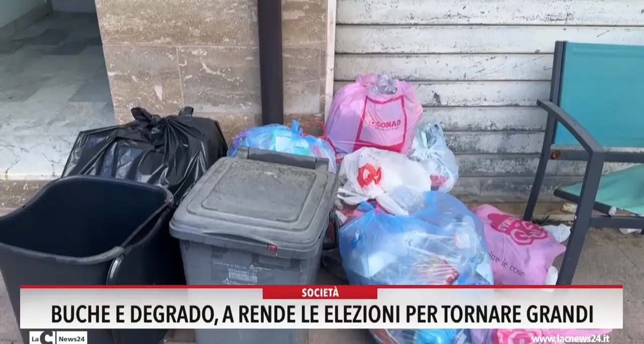 Buche e degrado, a Rende le elezioni per tornare grandi