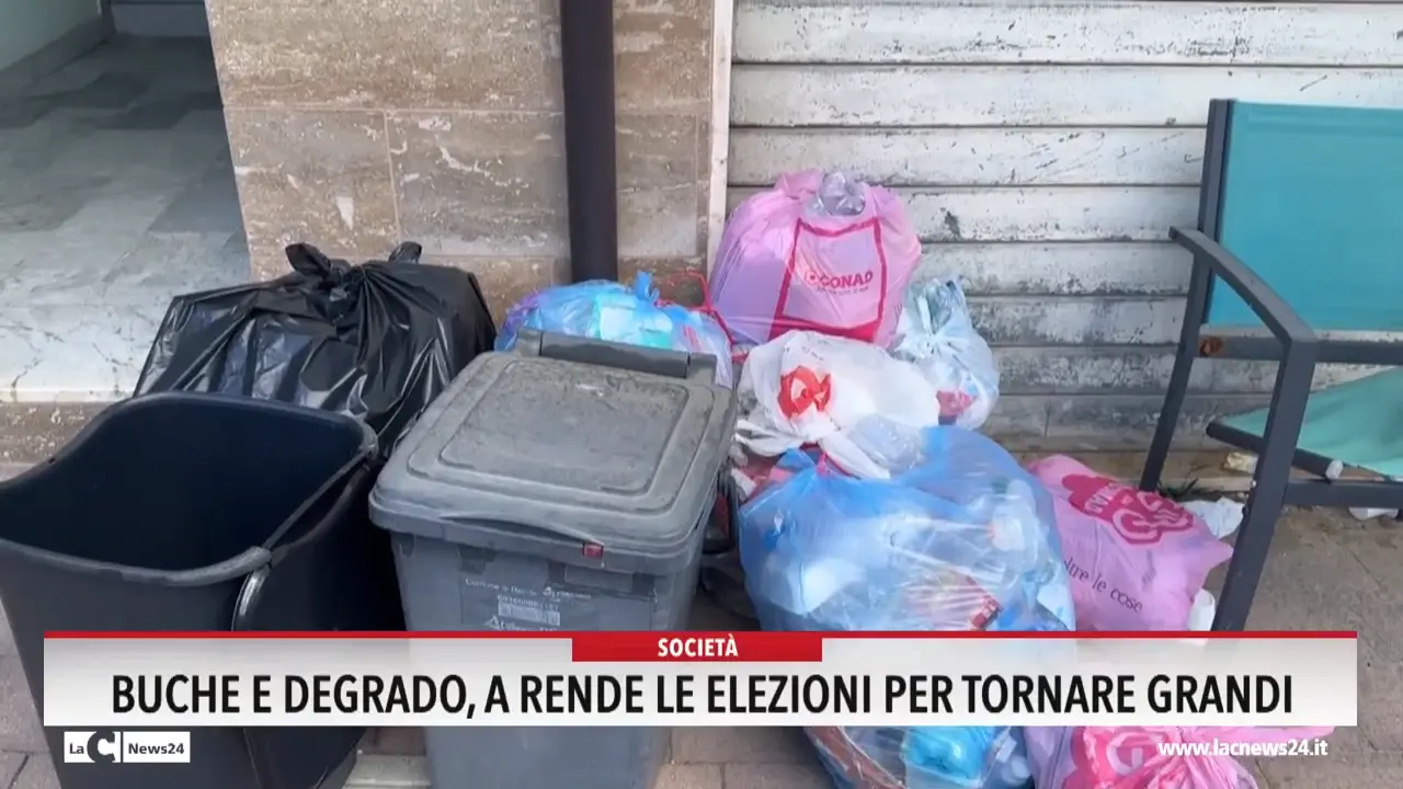 Buche e degrado, a Rende le elezioni per tornare grandi