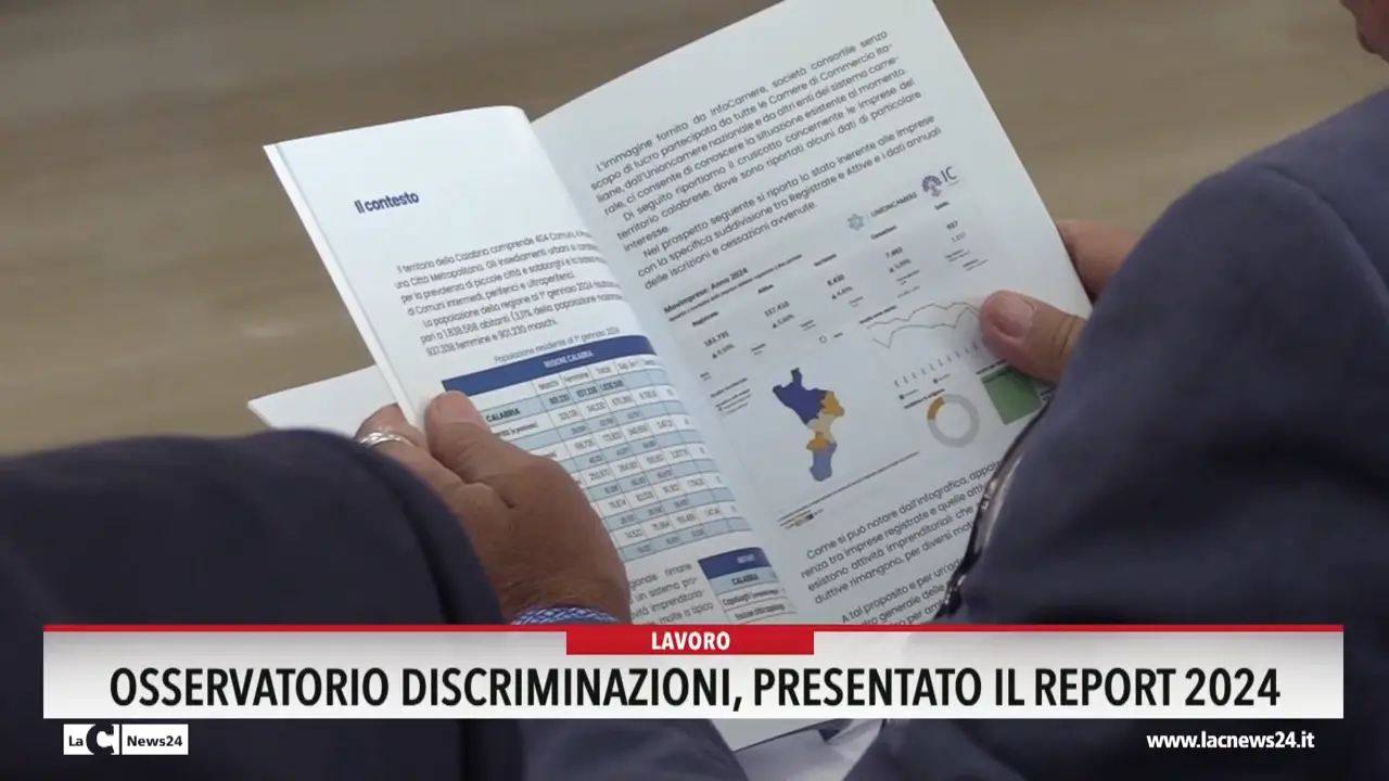 Osservatorio discriminazioni, presentato il report 2024