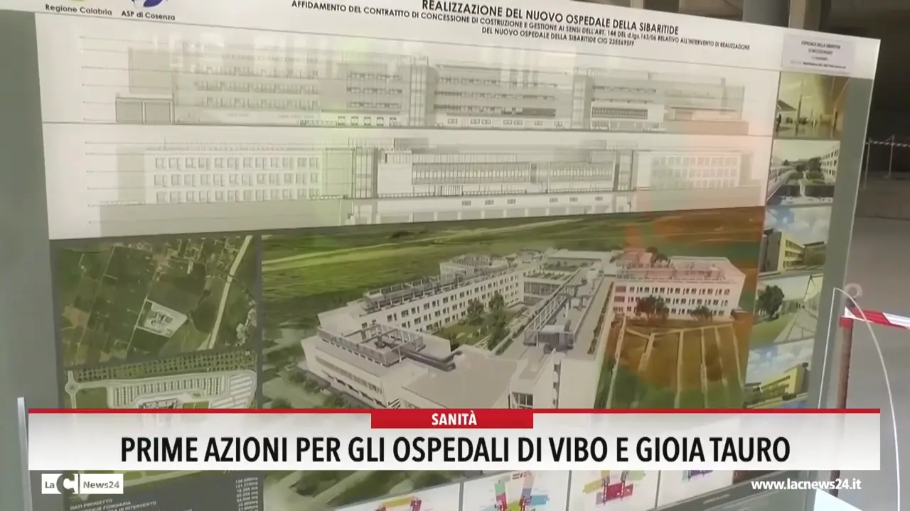 Prime azioni per gli ospedali di Vibo e Gioia Tauro