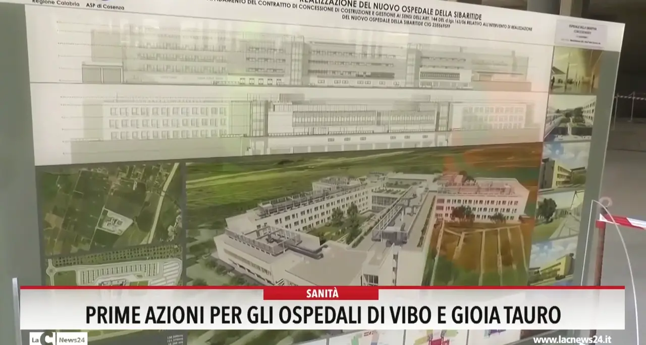 Prime azioni per gli ospedali di Vibo e Gioia Tauro