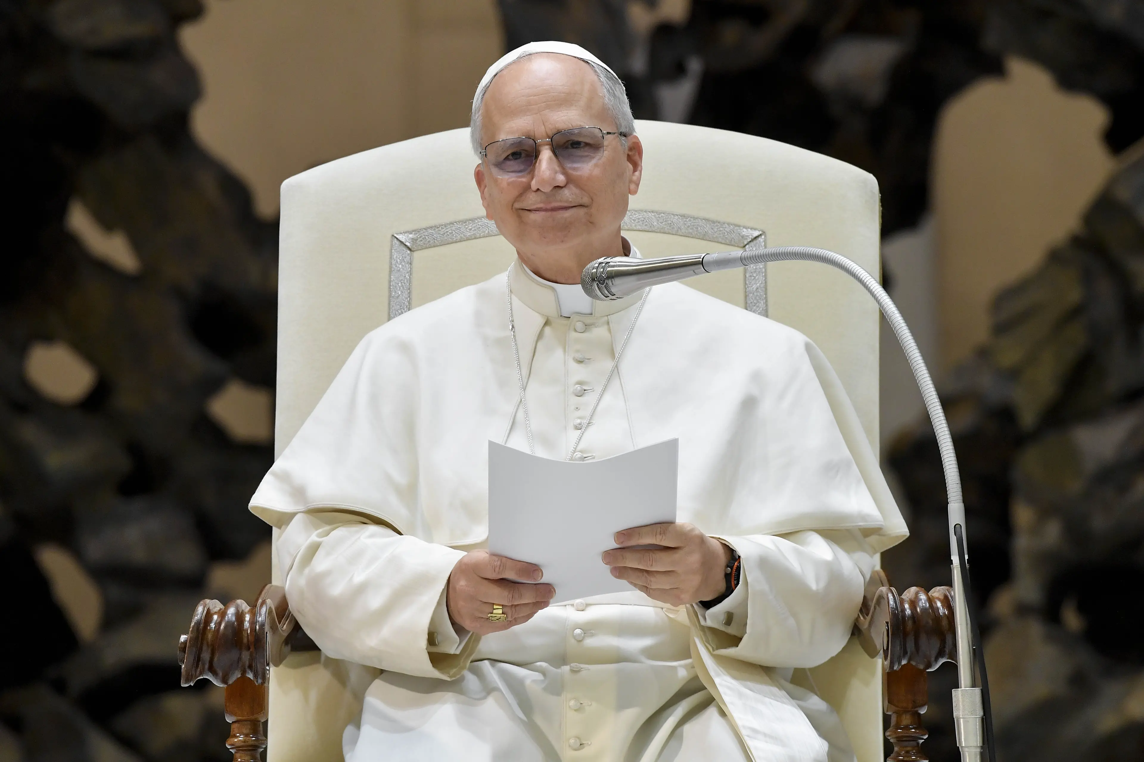 <p>Papa Leone XIV durante il Giubileo delle Chiese orientali</p>\\n , VATICAN MEDIA